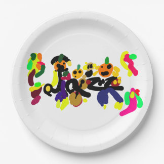 Assiettes En Carton Jazz automne épouvantails