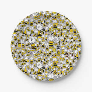 Assiettes En Carton Je Suis Charlie Motif Brown