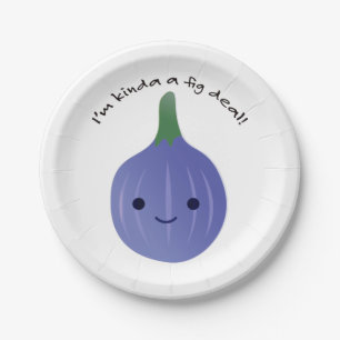 Assiettes En Carton Je suis Kinda un contrat de fig