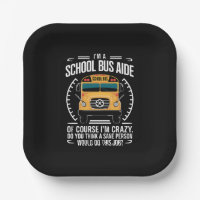 Je suis un aide d'autobus scolaire drôle de rentré