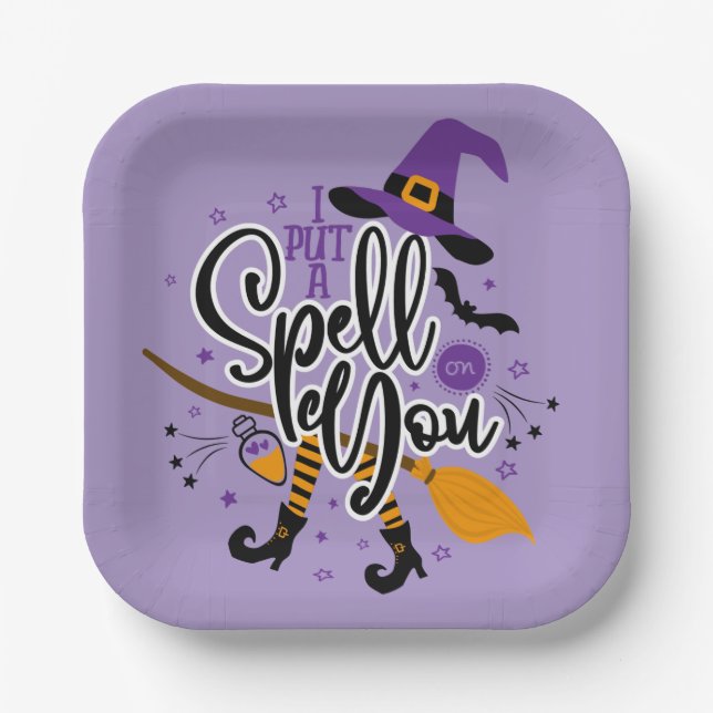 Assiettes En Carton Je T'Ai Mis Un sort (Recto)