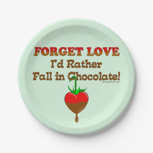 Assiettes En Carton Je tomberais plutôt en chocolat