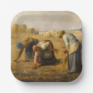 Assiettes En Carton Jean-François Millet - Les Gleaners