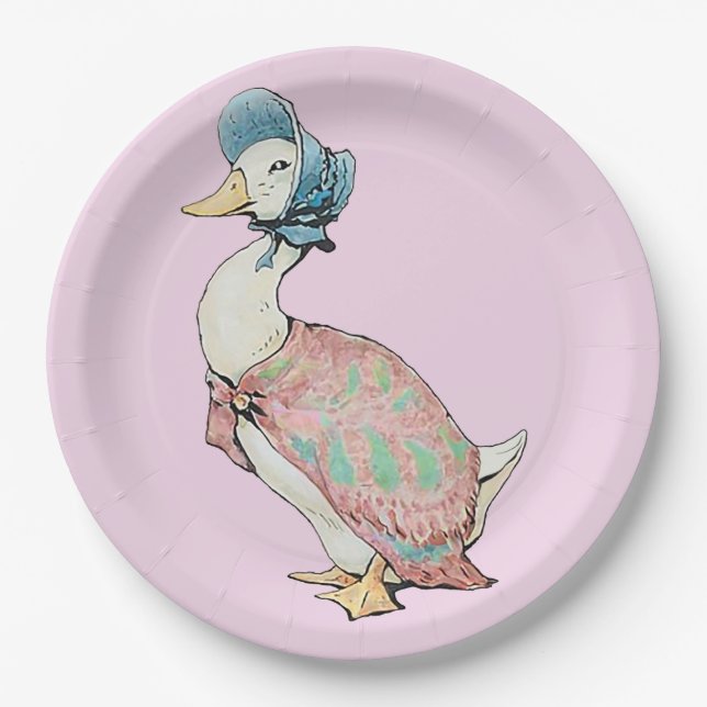 Assiettes En Carton Jemima Puddle Duck (Devant)