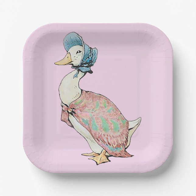 Assiettes En Carton Jemima Puddle Duck (Recto)