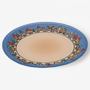Assiettes En Carton Jérusalem À Dernier