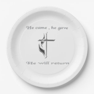 Assiettes En Carton Jésus