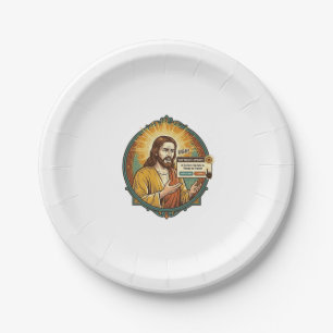 Assiettes En Carton Jésus Mise à Jour Logcielle Ennuyeuse Pop Up Humou