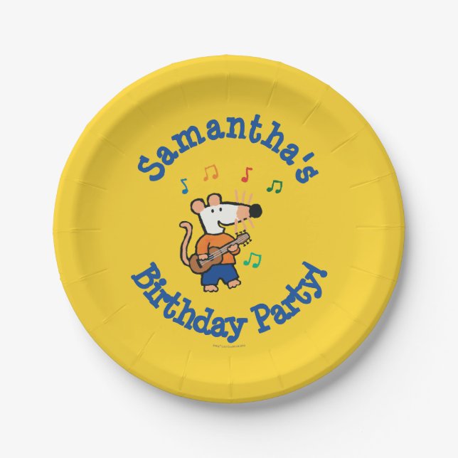 Assiettes En Carton Jeu de Maisy et d'amis dans la bande (Devant)