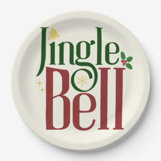 Assiettes En Carton Jingle Bell