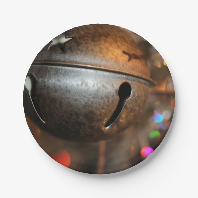 Assiettes En Carton Jingle de vacances (Devant)