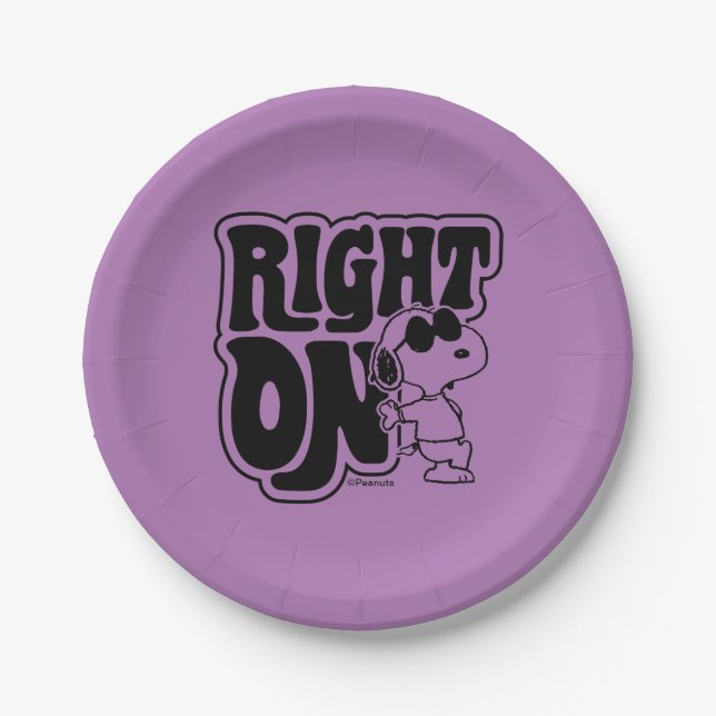 Assiettes En Carton Joe Cool - Juste Activé (Devant)