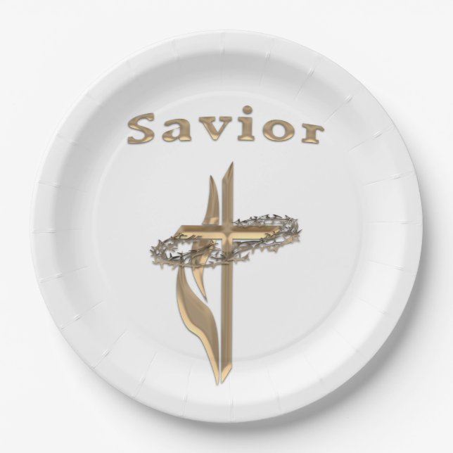 Assiettes En Carton John 3:16 (Devant)