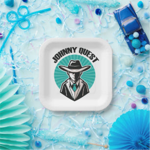 Assiettes En Carton Johnny Quest