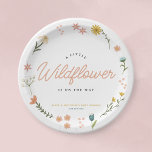 Assiettes En Carton Joli Boho Fleur sauvage Floral Girls Baby shower<br><div class="desc">Cette plaque en papier baby shower pour filles mignonnes et fantaisistes présente des illustrations de nature fleur sauvage boho. L'assiette permet également la personnalisation, et vous pouvez facilement ajouter le(s) nom(s) parent(s) et la date de fête dans un script élégant. Le design lumineux et chic parfait pour votre prochain baby...</div>
