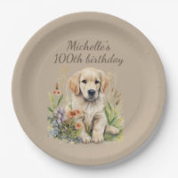 Joli chiot Golden Retriever 100e anniversaire