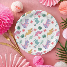 Joli dinosaure fille pastel