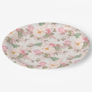 Assiettes En Carton Joli floral