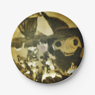 Assiettes En Carton Joli Halloween-y Sorcière Voodoo Doll Plaques Dud