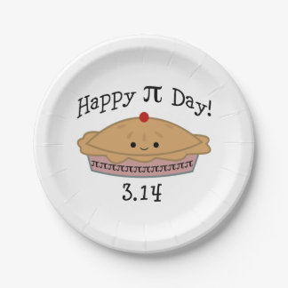 Assiettes En Carton Joli Joyeux Pi Day !