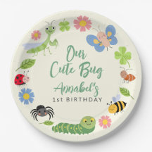 Jolie dame punaise papillon enfants 1er anniversai