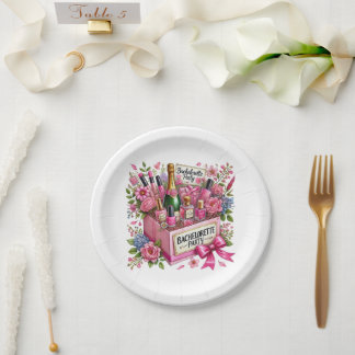 Assiettes En Carton Jolie fête d'enterrement de vie de jeune fille