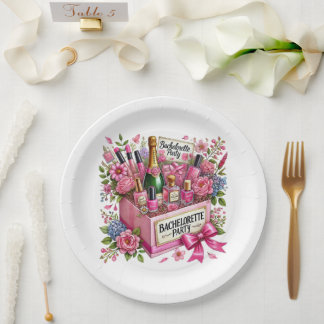 Assiettes En Carton Jolie fête d'enterrement de vie de jeune fille