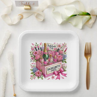 Assiettes En Carton Jolie fête d'enterrement de vie de jeune fille