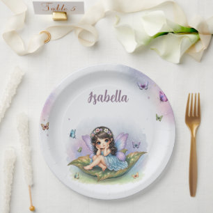 Assiettes En Carton Jolie petite fée