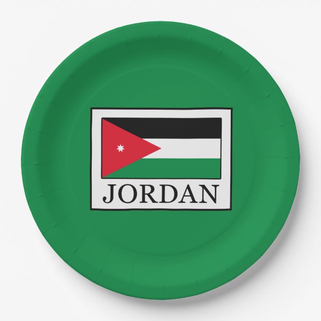 Assiettes En Carton Jordanie (Devant)