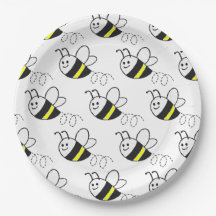Jote Little Bee Motif Baby shower blanc