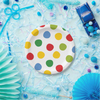 Assiettes En Carton Jouets Jouets Anniversaire Pois primaire Plaques e