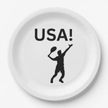 Joueur de tennis américain utilisant dot comme bal