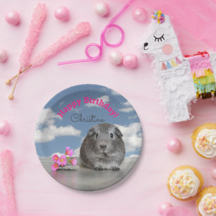 Assiettes En Carton Joyeuse fête d'anniversaire pour les enfants Guiné