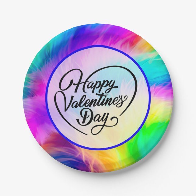 Assiettes En Carton Joyeuse Saint-Valentin-23823 (Devant)