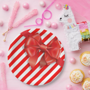 Assiettes En Carton Joyeuses jambes de lutin de Noël Méfaits du Pôle
