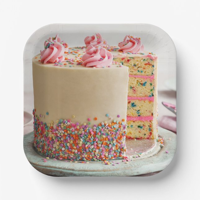 ASSIETTES EN CARTON JOYEUX ANNIVERSAIRE!!! (Recto)