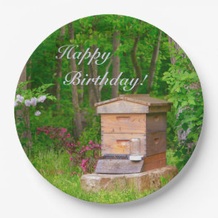 Assiettes En Carton Joyeux Anniversaire Pays Beehive