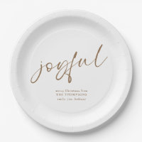 Joyeux Gold Script Nom Joyeux Noël Blanc