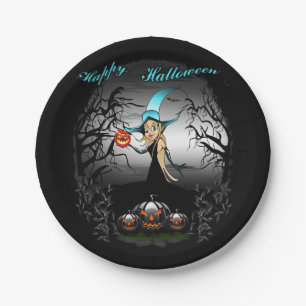 Assiettes En Carton Joyeux Halloween