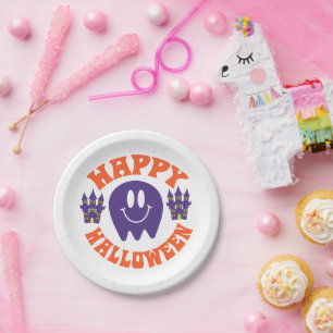 Assiettes En Carton Joyeux Halloween