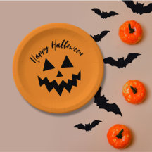 Joyeux Halloween Orange Citrouille Jack-o'-lantern
