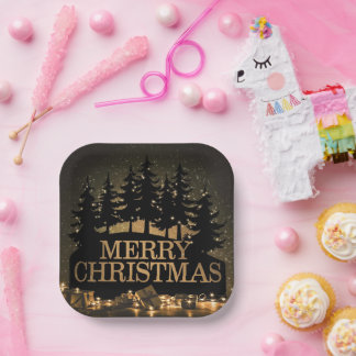 Assiettes En Carton Joyeux Noël
