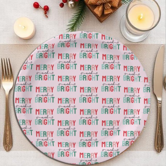 Assiettes En Carton Joyeux Noël (Créateur téléchargé)