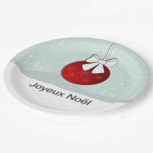 Assiettes En Carton Joyeux Noel