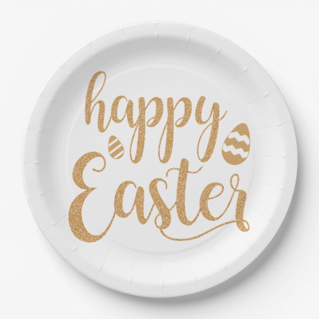 Assiettes En Carton Joyeux Pâques (Devant)