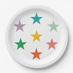 ASSIETTES EN CARTON JOYRY LOVE JOY NOËL COLORÉ