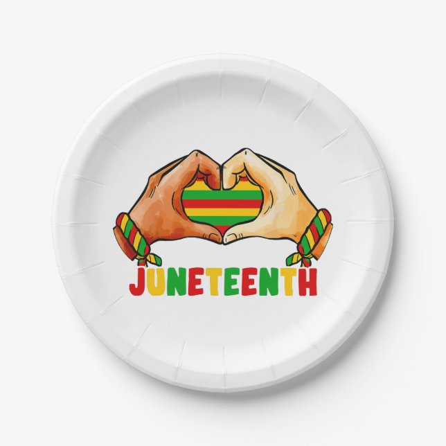 Assiettes En Carton Junetten Heart (Devant)