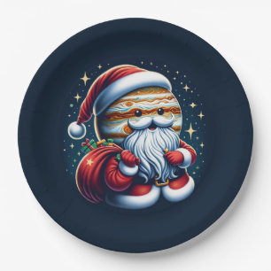 Assiettes En Carton Jupiter Jolly Old St. Nick Santa Claus Astrologie