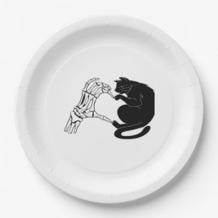 Assiettes En Carton Jusqu'à ce que la mort nous sépare Classique chats